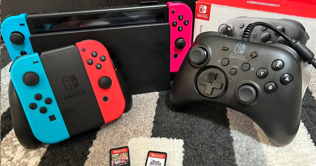 Switch本体とソフト、コントローラー