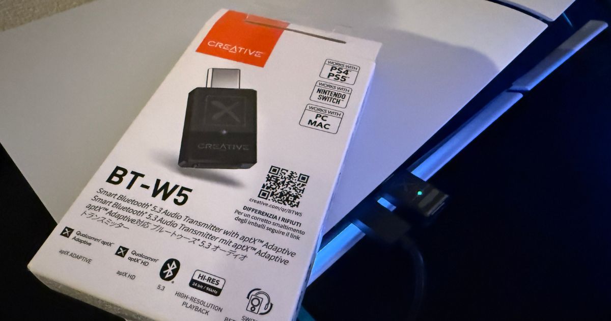 Creative BT-W5 トランスミッター 実物