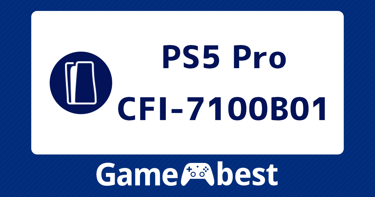 PS5 Pro CFI-7100B01 新型番 アイキャッチ