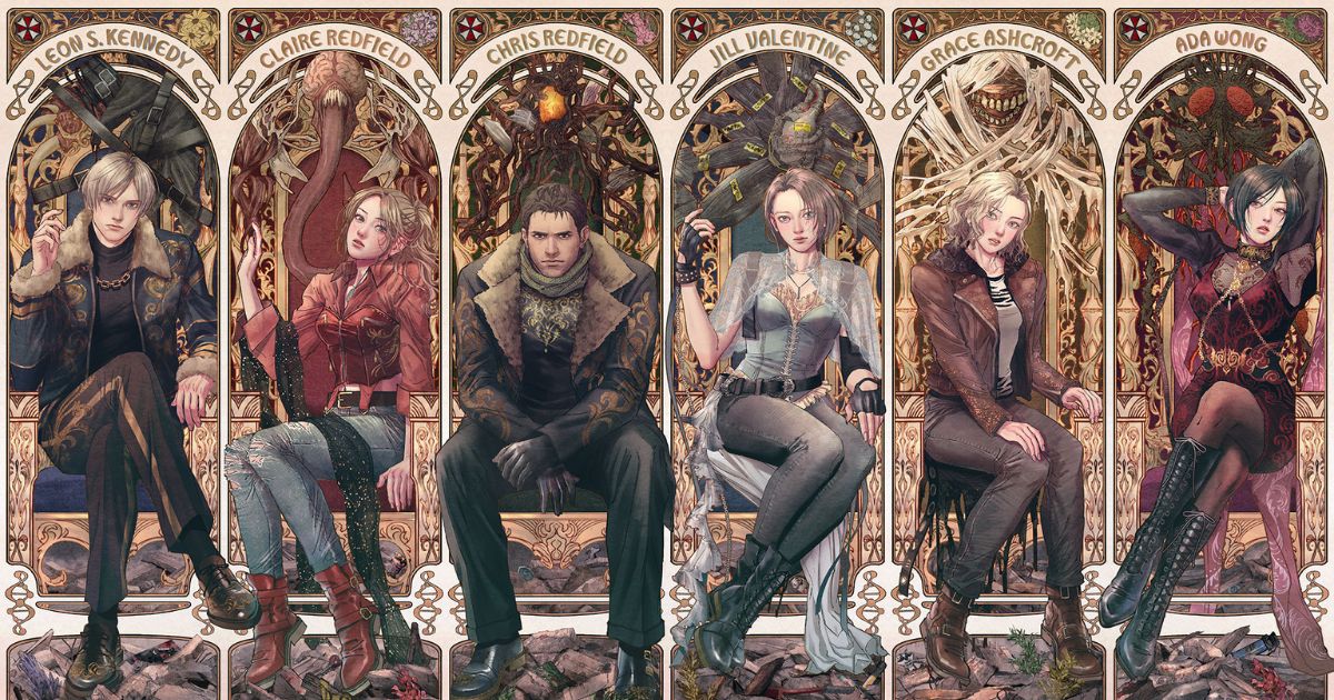 バイオハザード 30周年イラスト